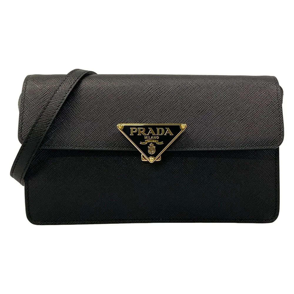 Prada mini bag Shoulder Bag 1BD386 Saffiano Leather